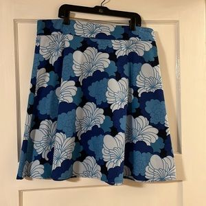 Heart of Haute 60s groovy mod Coco canvas mini skirt XL